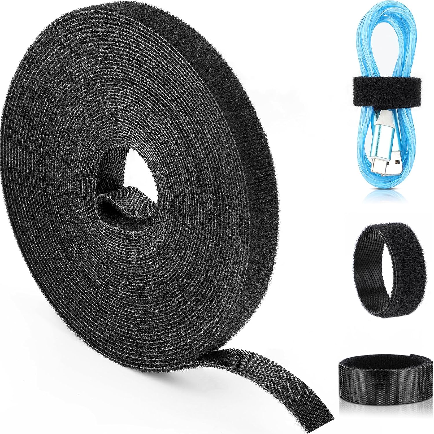 Cable Management Sleeve - Kabelorganisator Kabelmanagement Zerreißbarer Kabelordner Kabelwickler Kabelbinder