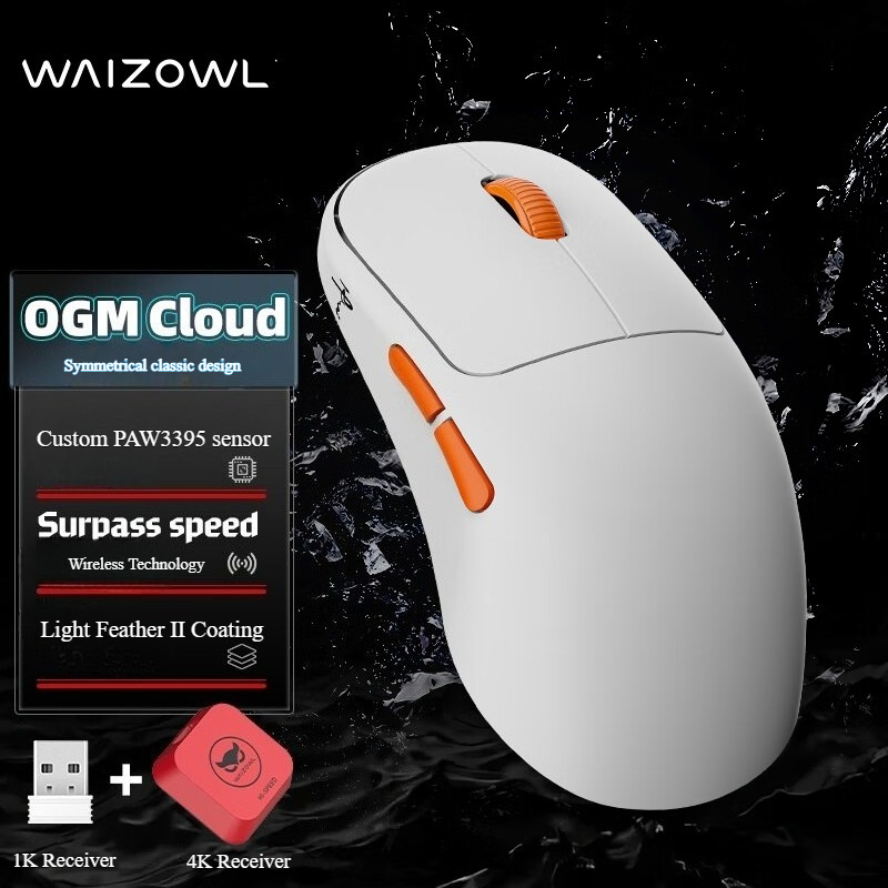 Pc Gaming Cloud - Waizowl OGM Cloud Wireless Gaming Maus