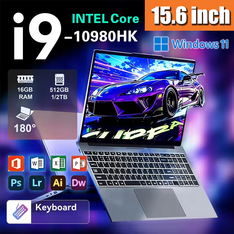 Pc Gaming Keyboard - Robuster 15,6-Zoll-Laptop mit Intel N95, Windows