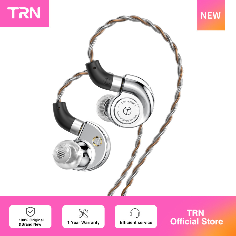 Pc Gaming Earphones - TRN Conch Earphone Lucky Bag Hochleistungs-DLC-Diamantmembran