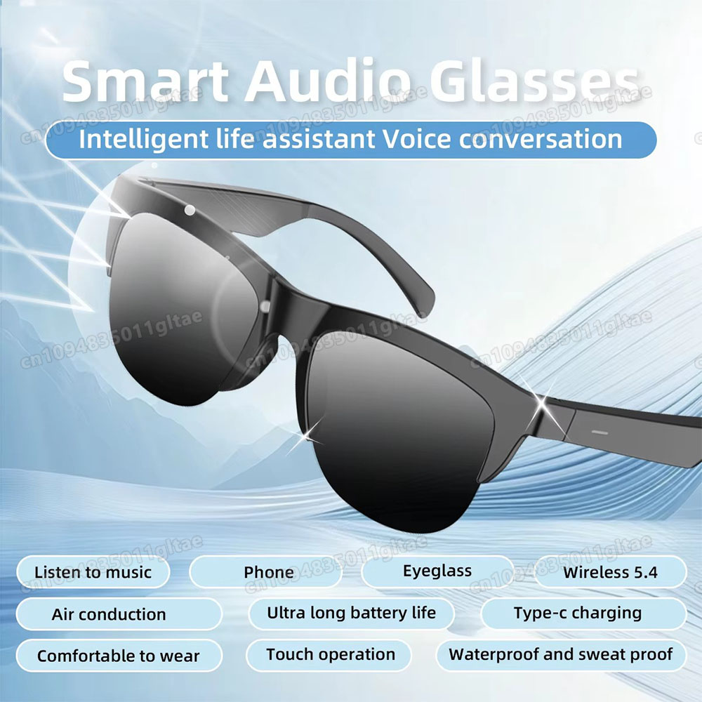 Gaming Controller - Neue Kamera-Steuerungs-Smart-Brille 2026 Musik-Sonnenbrille Kopfhörer Kabelloses