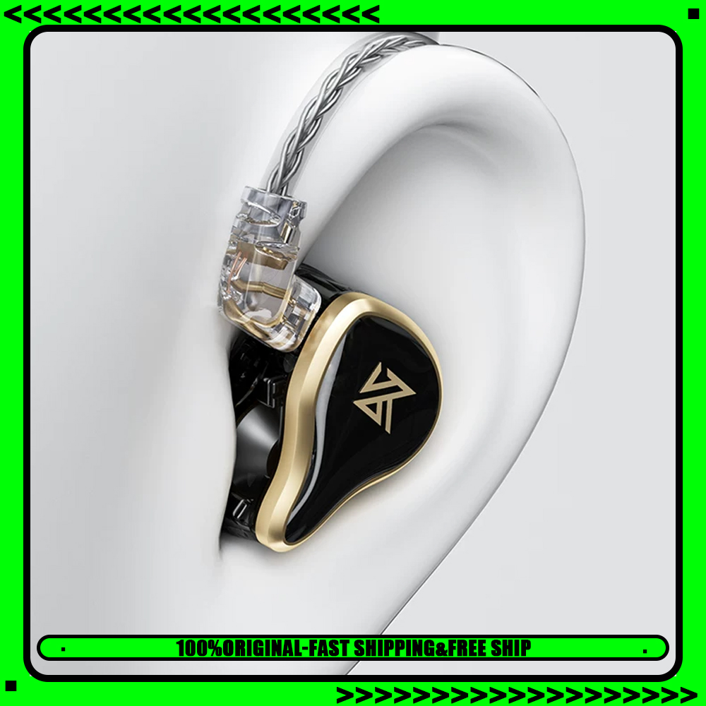 Pc Gaming Earphones - KZ ZAS Metall-Kopfhörer mit Kabel, 16-Unit