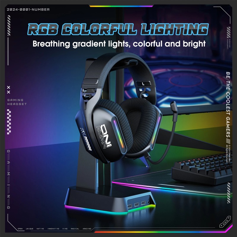 ONIKUMA GT808 Kabelloses Gamin – Pc Gaming Earphones Bewertung und Preis