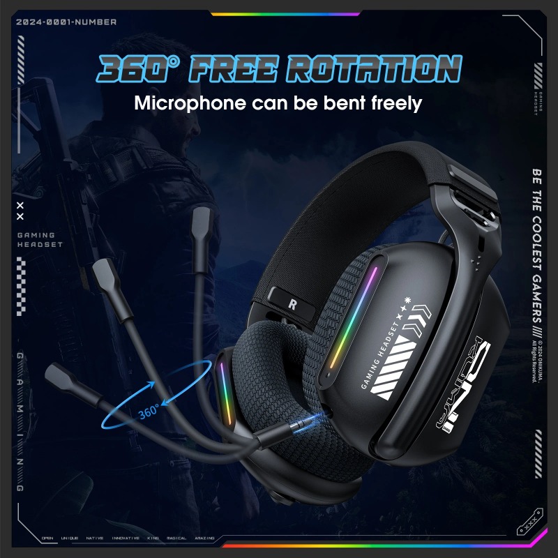 ONIKUMA GT808 Kabelloses Gamin – Pc Gaming Earphones Bewertung und Preis