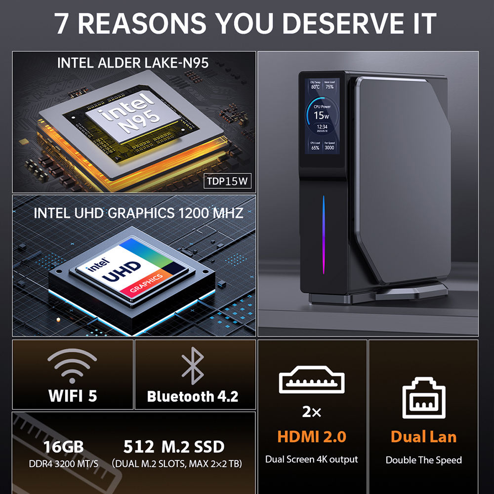 Mini-Computer PC Intel Prozess – Pc Gaming Prebuilt Bewertung und Preis