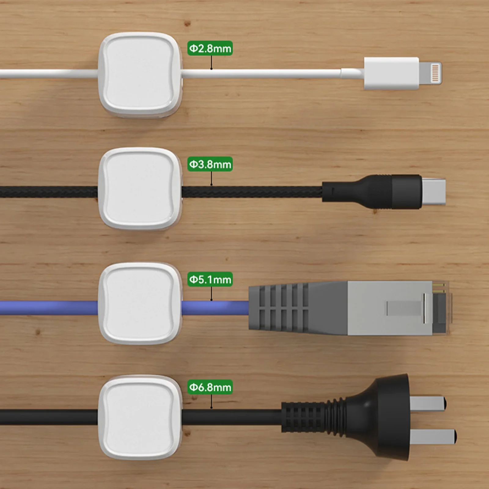 24/6PCS Magnetische Kabel Orga – Cable Management Sleeve Bewertung und Preis