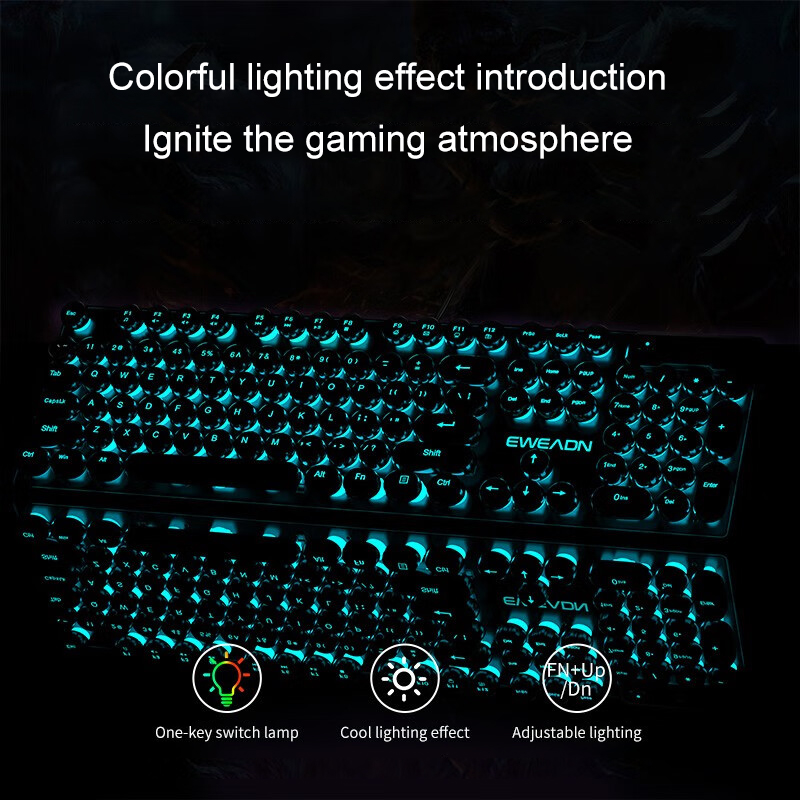 EWEADN Schreibmaschinen-Gaming – Pc Gaming Keyboard Bewertung und Preis