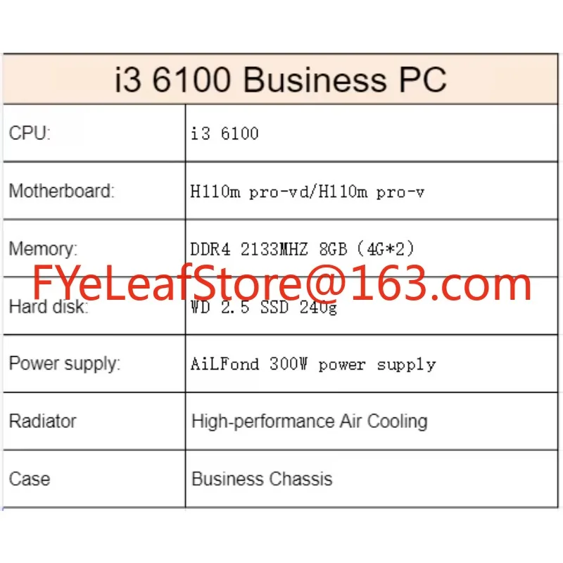 i3 6100 Full-Gaming-PC, indivi – Pc Gaming Prebuilt Bewertung und Preis