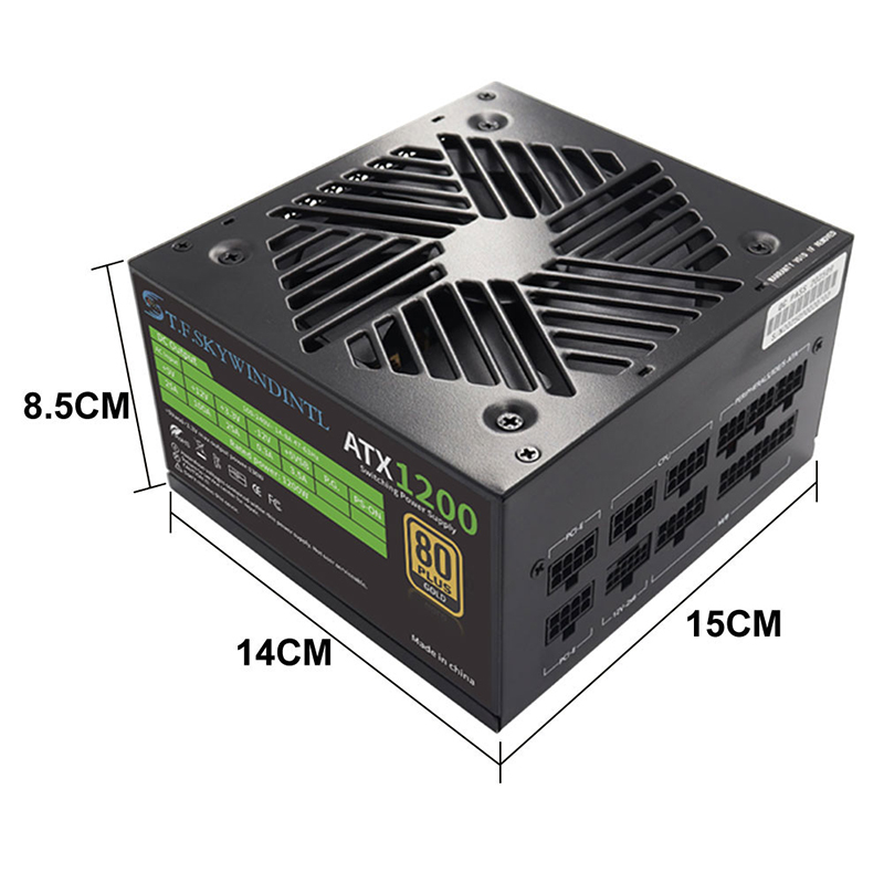 PCIE 5.0 1200 W PC-Netzteil Vo – Pc Gaming Watt Bewertung und Preis